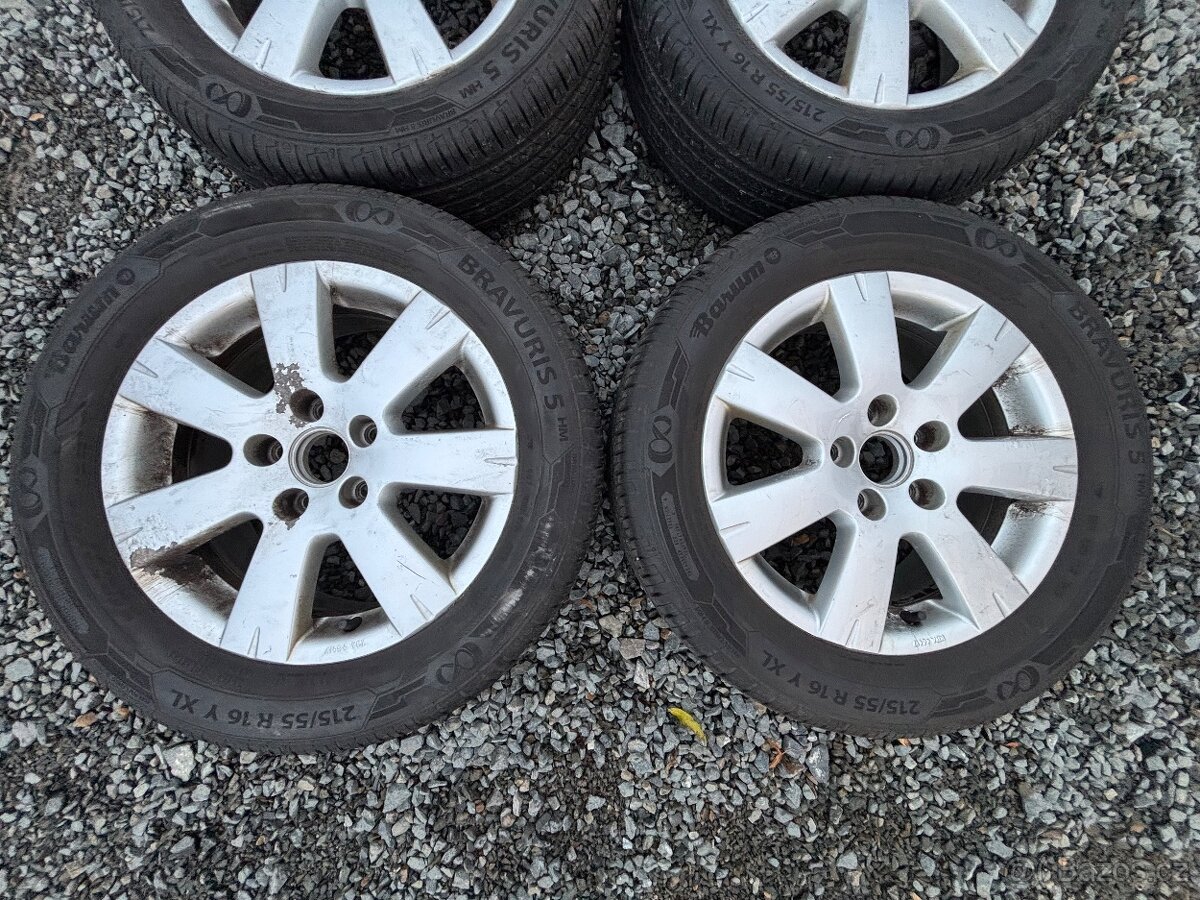 Alu kola na VW EOS R16 letní pneu 215/55/16 - 3