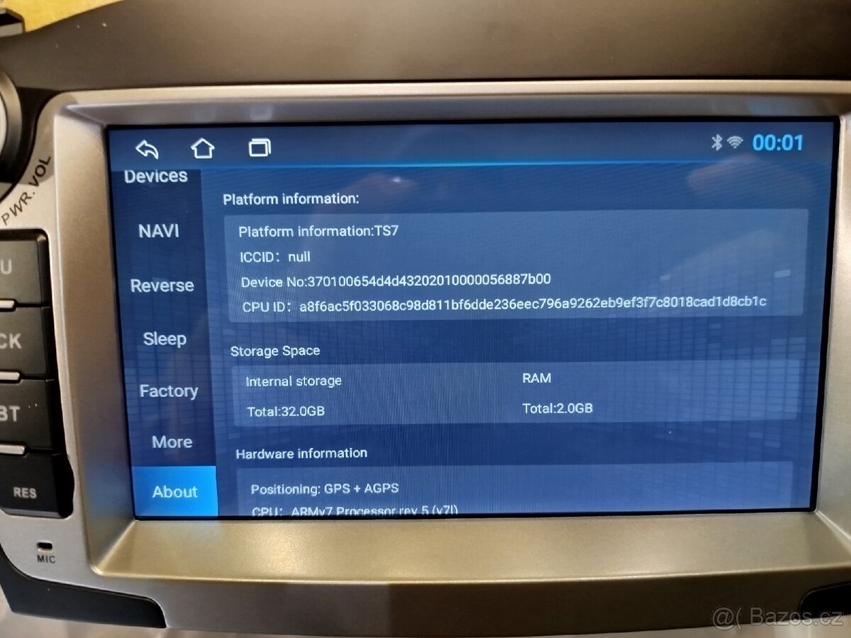 Autorádio Hyundai IX35 + couvací kamera - 3