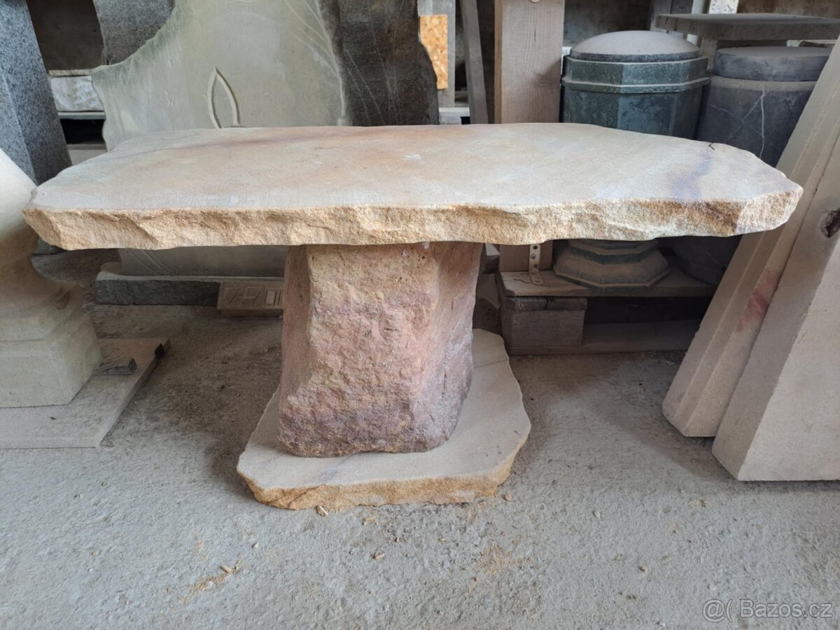 Kamenné kávové stolky - 3