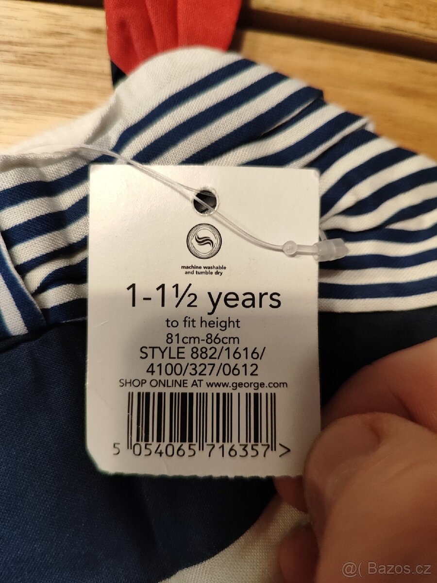 Šaty 81cm - 86cm značka George - 3
