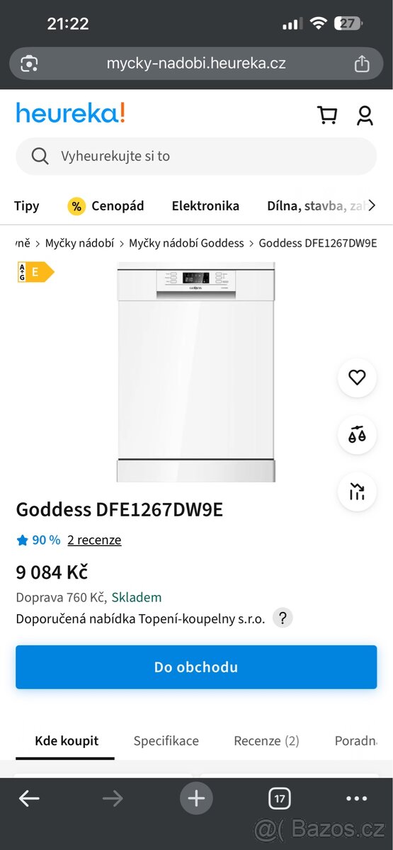 Myčka nádobí Goddess - 3