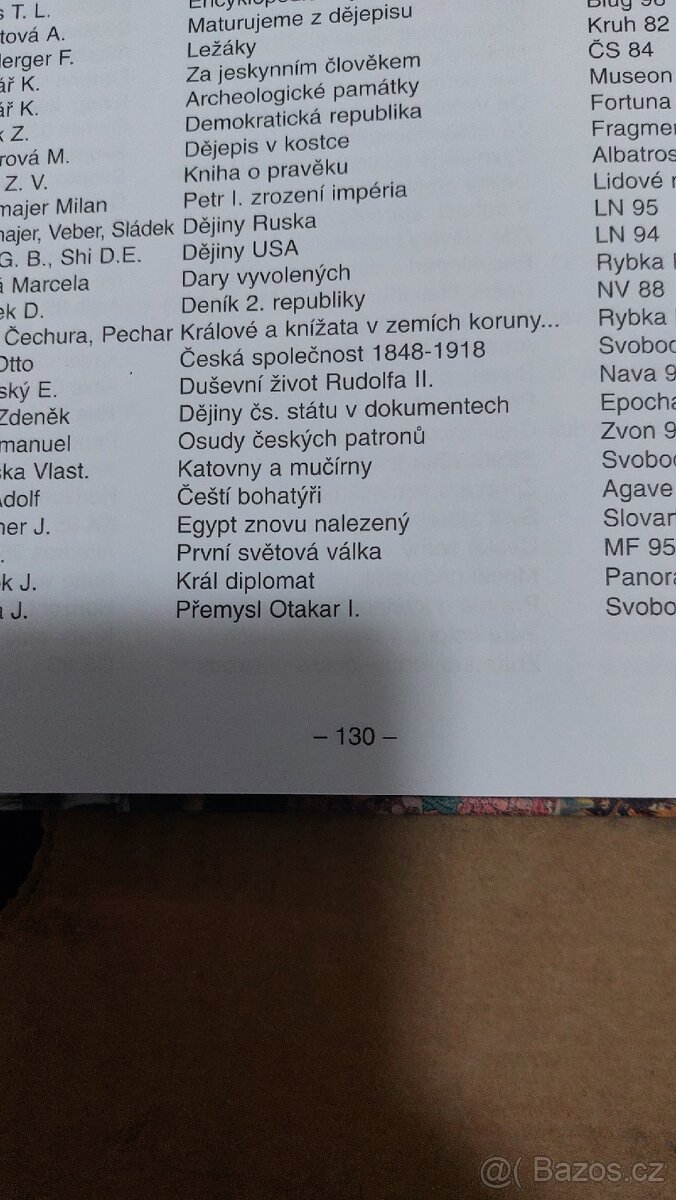 Knihy o dějinách Česka - 3