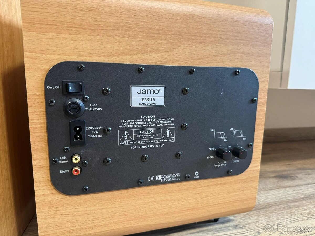 Prodám sadu reproduktorů 5+1 Jamo - zachovalé a plně funkční - 3