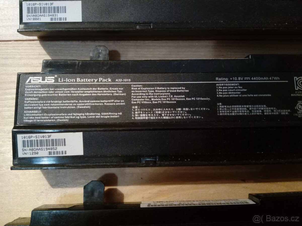 baterie A32-1015 pro notebooky Asus řady Eee PC (2.5hod) - 3