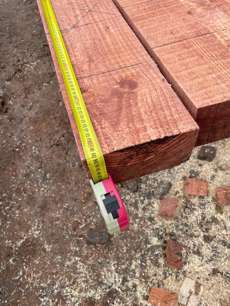 Impregnované hranoly 8×22×6,5 m – pergola, přístřešek, altán - 3