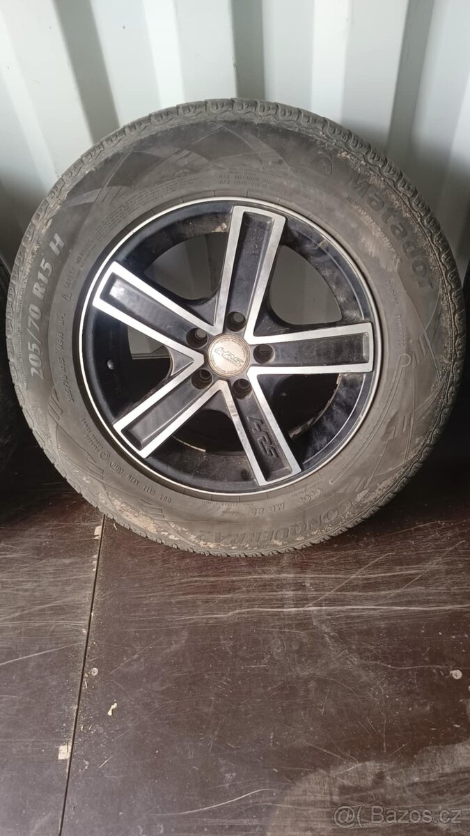 Alu kola HRS s pneu na dojetí letní 205/70 R15 H SUV - 3