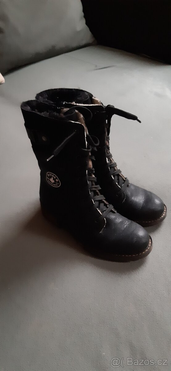 zimní kožené boty - 3