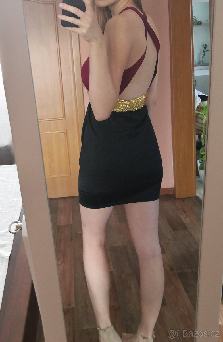 Party šaty s holými zády - 3