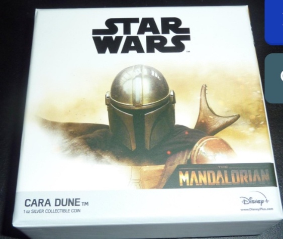 Stříbrná mince Cara Dune™ 1 Oz 2021 (Star Wars™ Mandalorian™ - 3