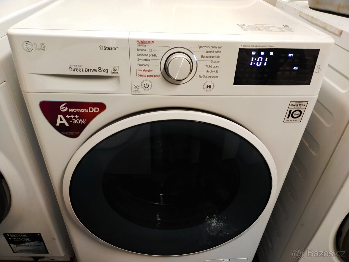 Prodám plně funkční digitální pračku značky LG-8 kg--DOVEZU- - 3