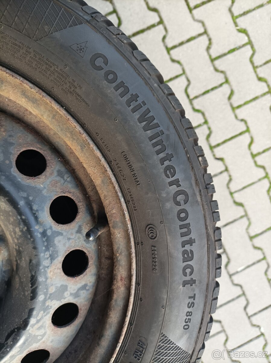 PRODEJ zimní pneu + disky R15-195/60 - 3