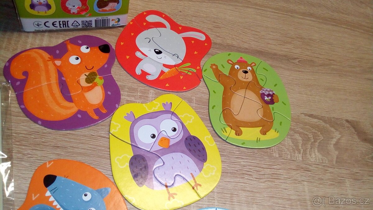 Dřevěná vkládačka,first puzzle - 3