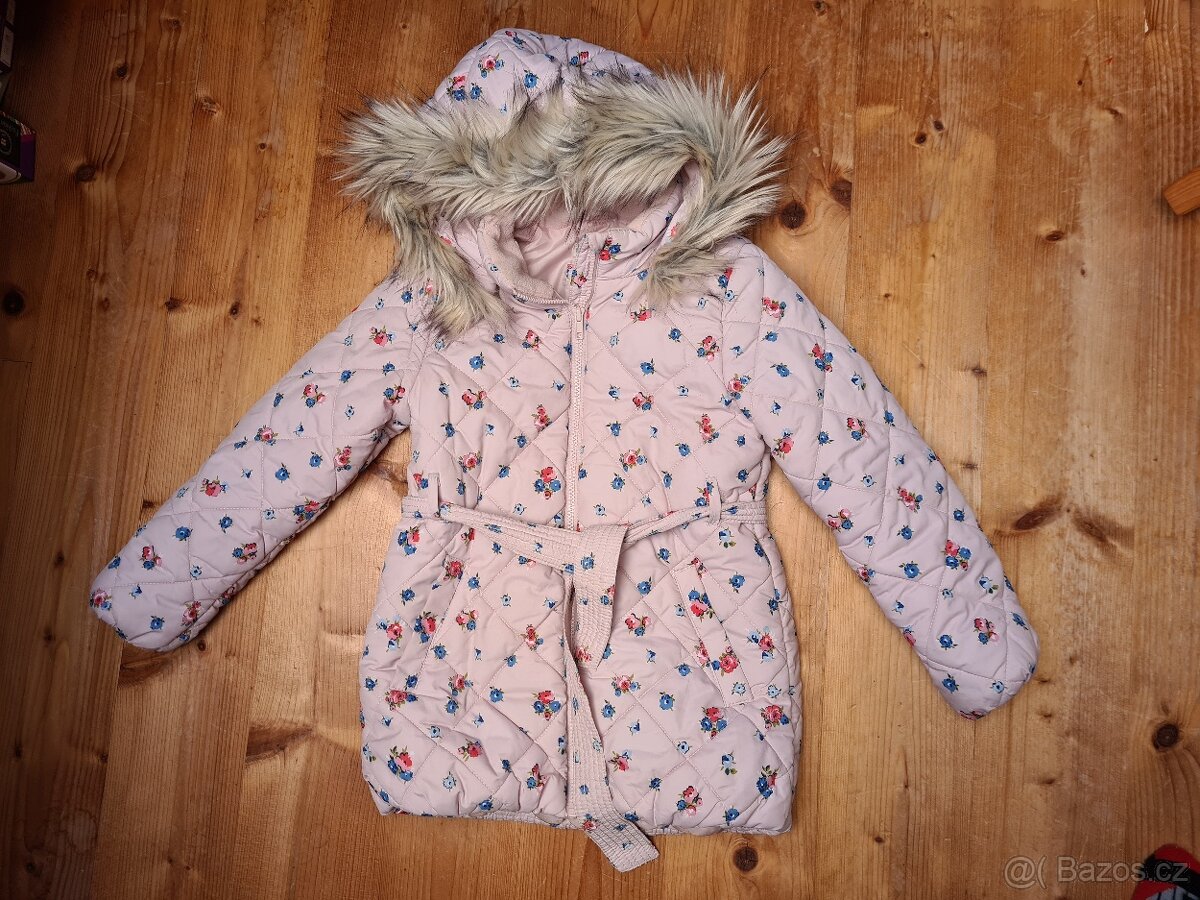 Zimní kabát bunda HM vel.134 - 3