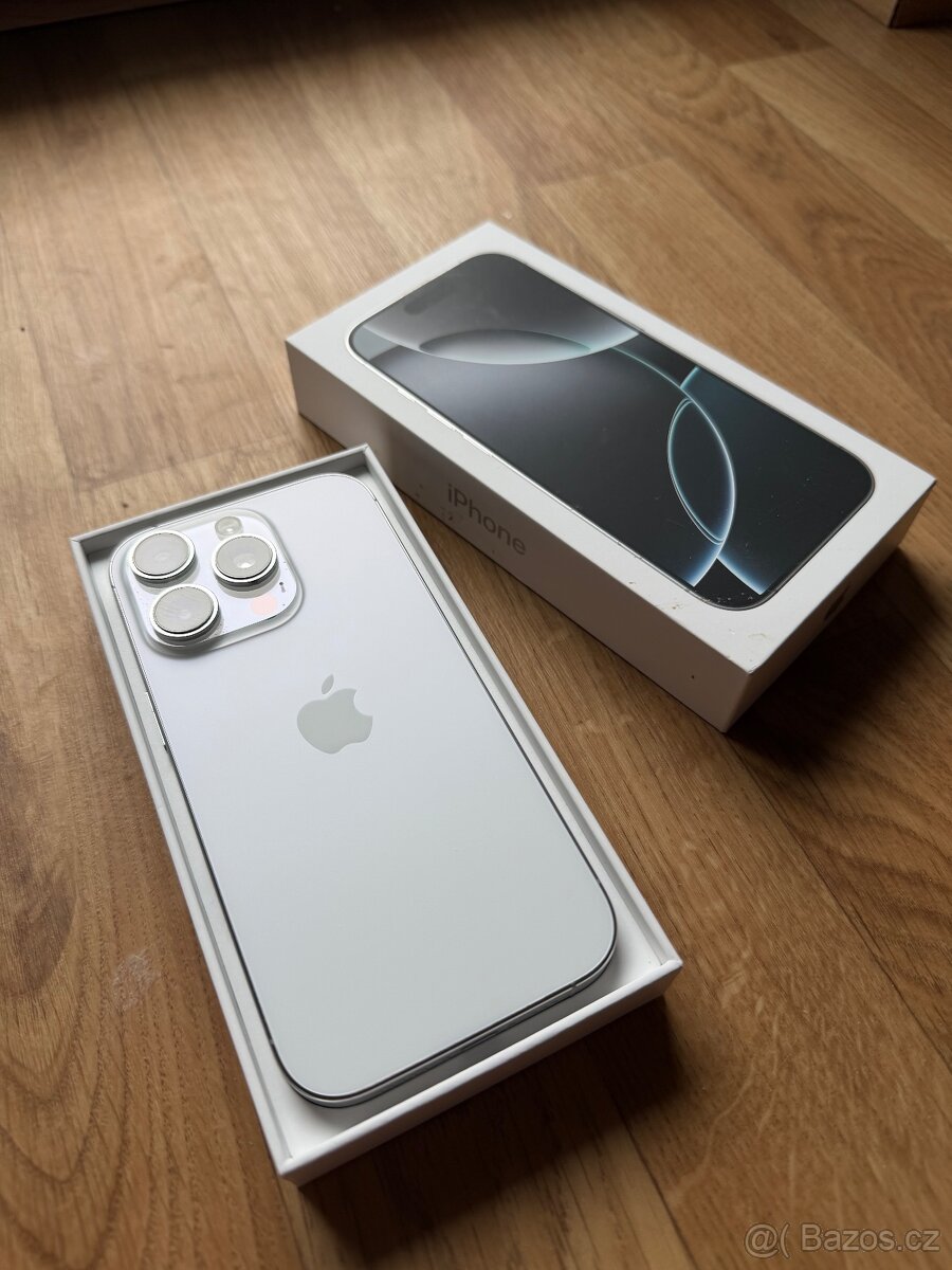 Apple iPhone 16 Pro 128GB bílý - 3