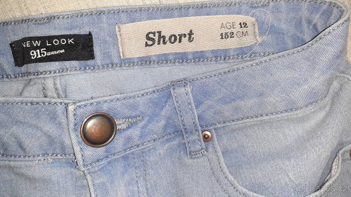 dívčí kratasy 2 elastenu vel.152 - 3