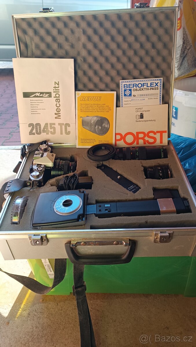 Fotoaparát PORST, objektiv, blesk. - 3
