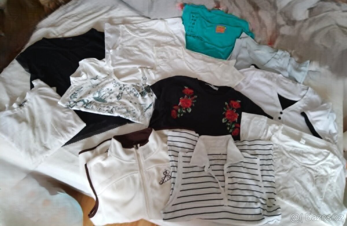 Dámská trička a tílka velikost 40 M - L - 3