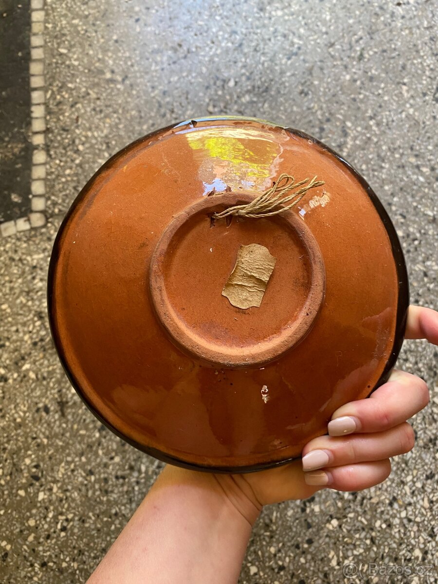 Keramický závěsný talíř - 3