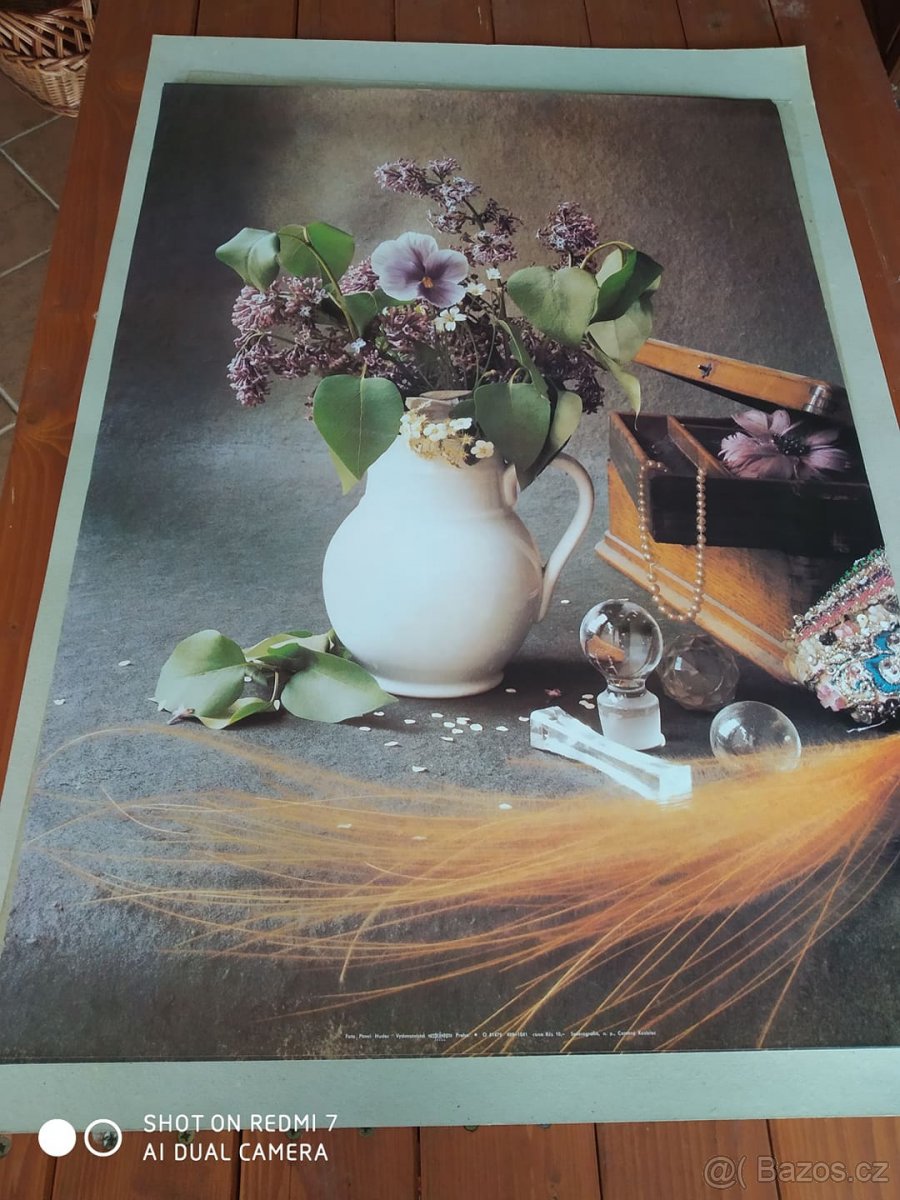Originální nástěnné plakáty z 80. let 20. století - zátiší - 3