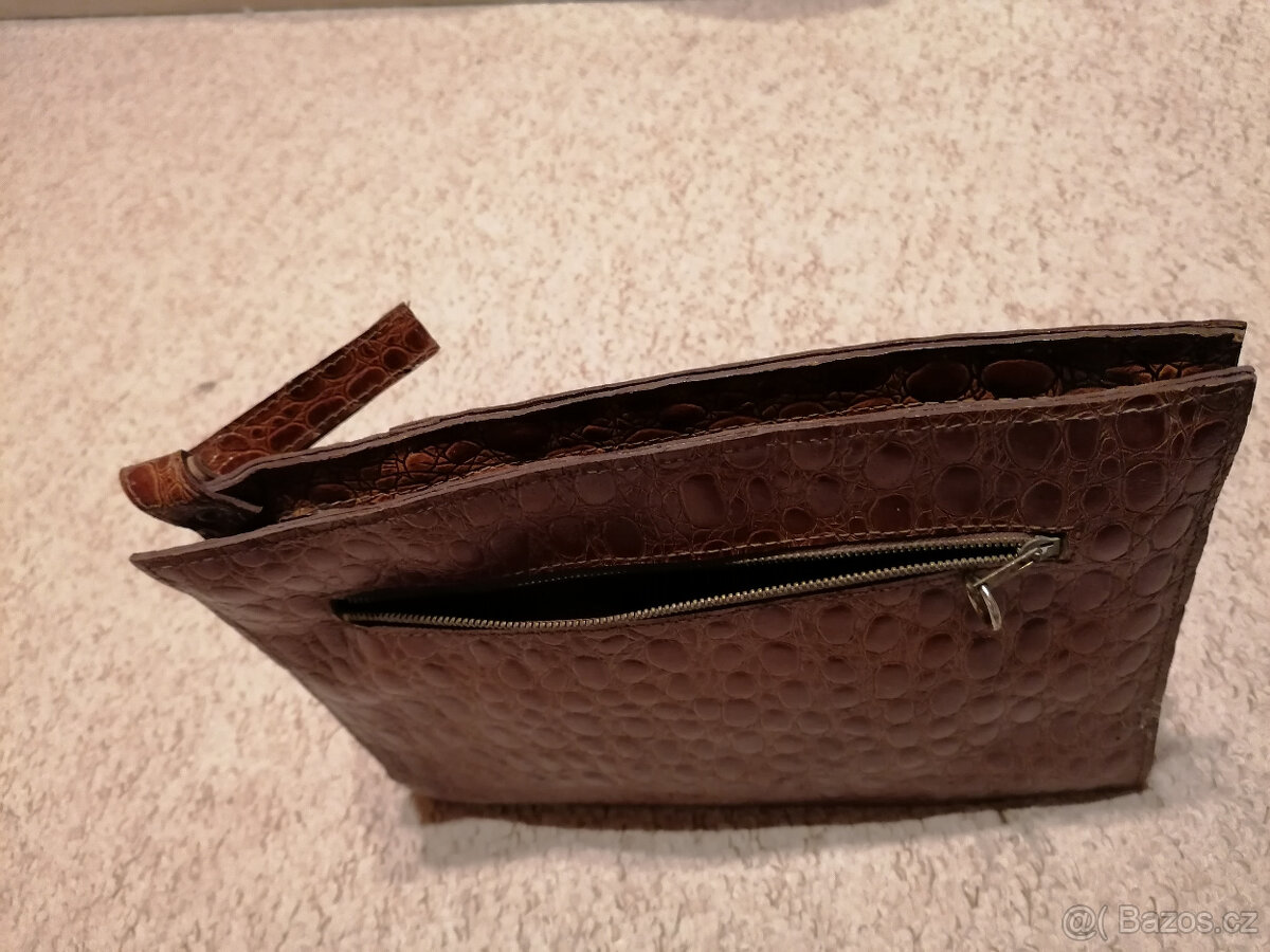 Pánská retro kabelka s peněženkami a klíčenkou. - 3