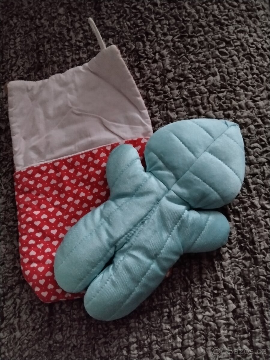 Retro hračka hadrová panenka - 3