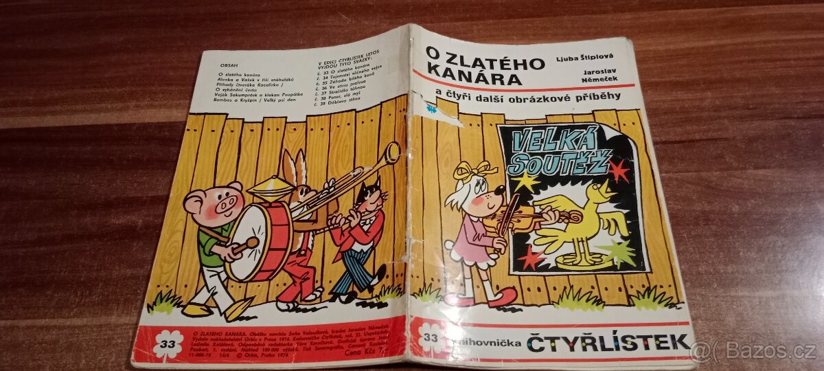 Čtyřlístek č.33 - 38. Ročník 1974. - 3