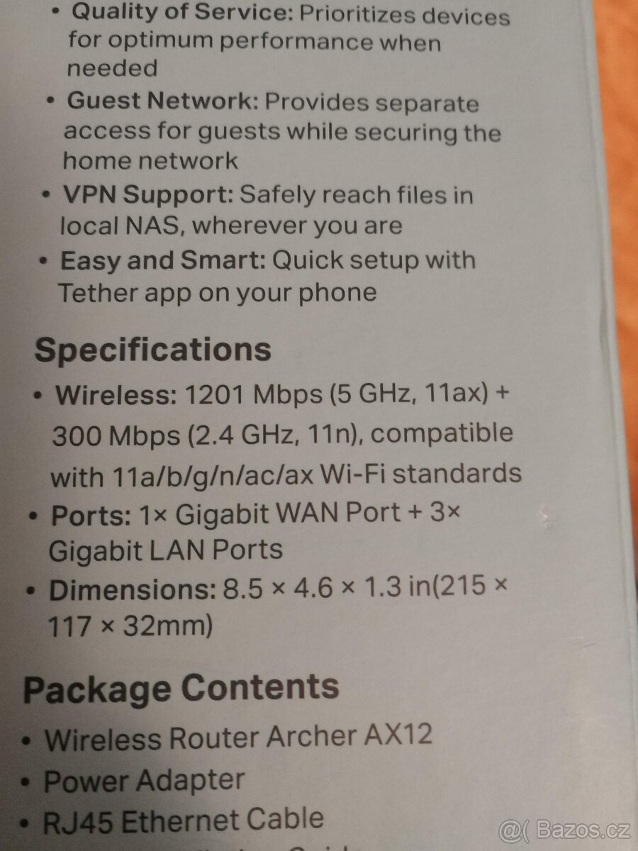 WiFi router TP-LINK Archer ax12 - 3