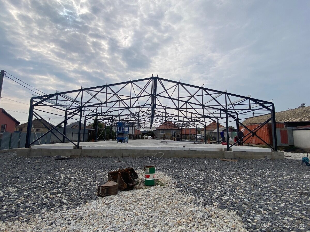 Konstrukce haly 15x30x6m - 3