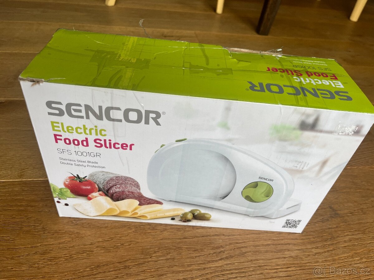 Elektrický Kráječ Sencor SFS 1001GR v originální krabici - 3