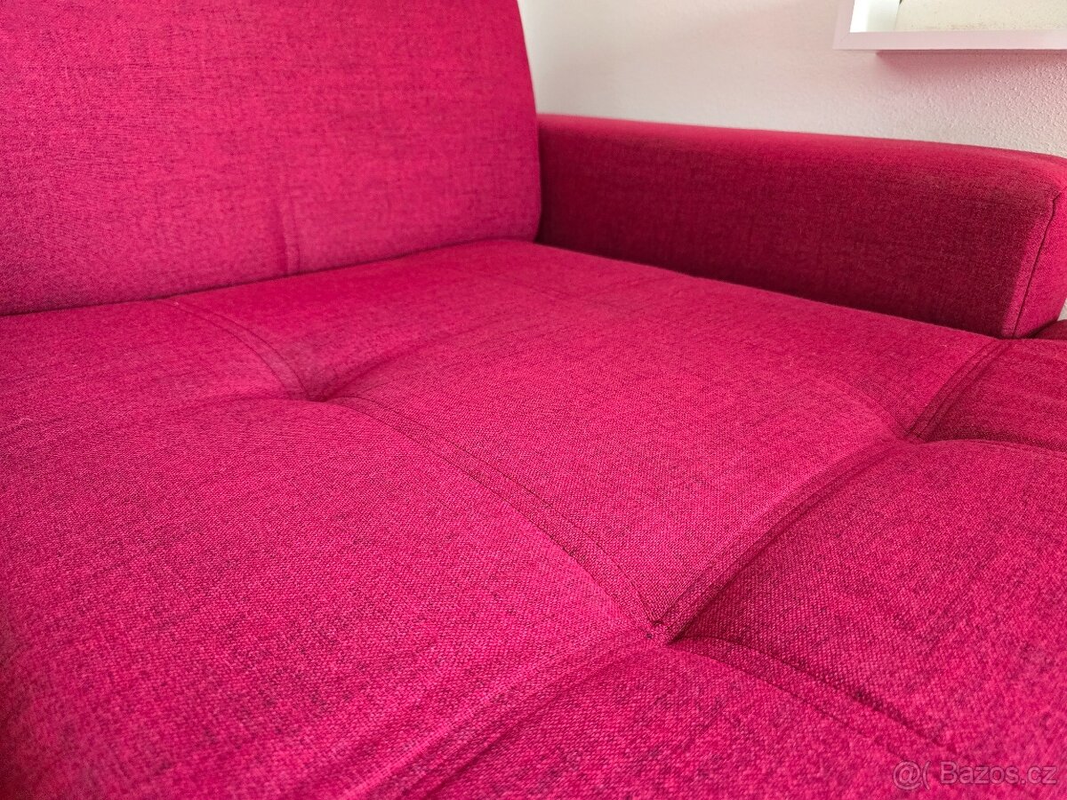 Pohovka/sedačka rozkládací L - česká výroba - 3