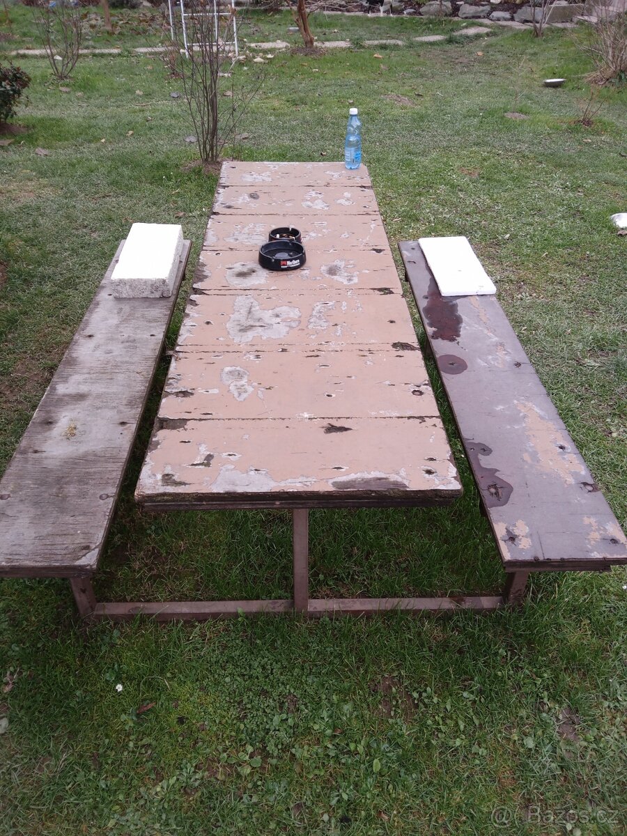 Zahradní lavice 2 kusy - 3