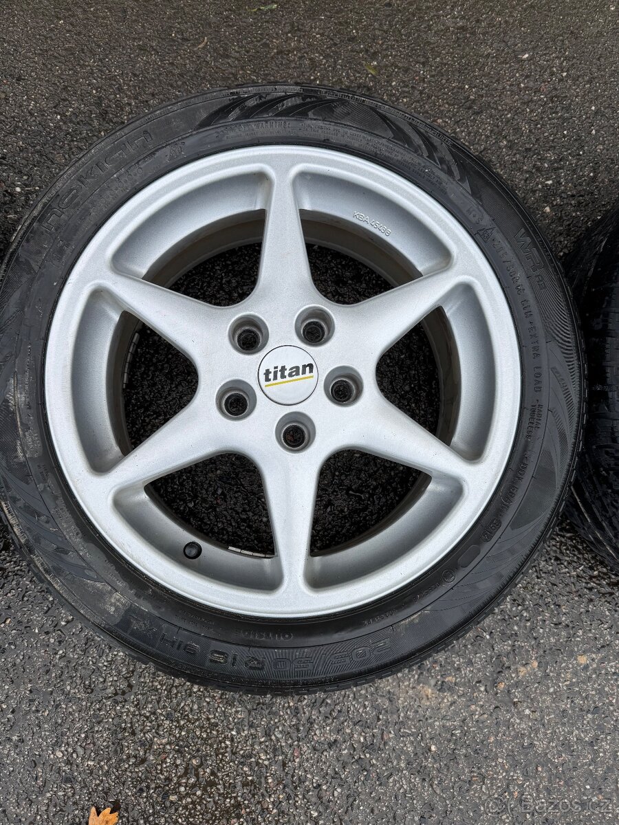 Alu kola Titan 205/50 R167Jx16H2 ET 40 5x114,3 - 3