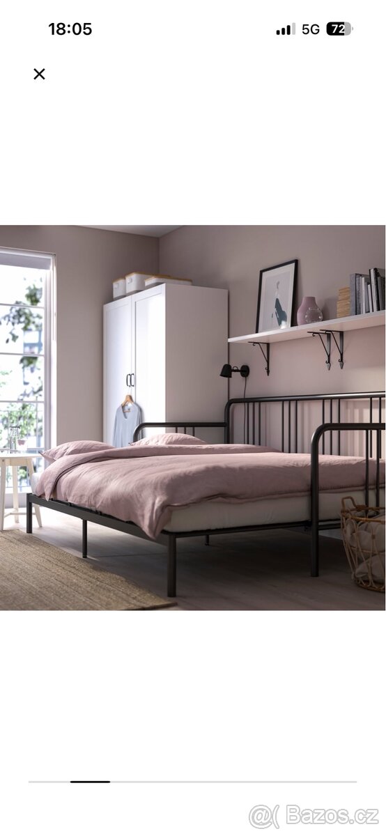 Rozkládací postel Fyreseal Ikea - 3