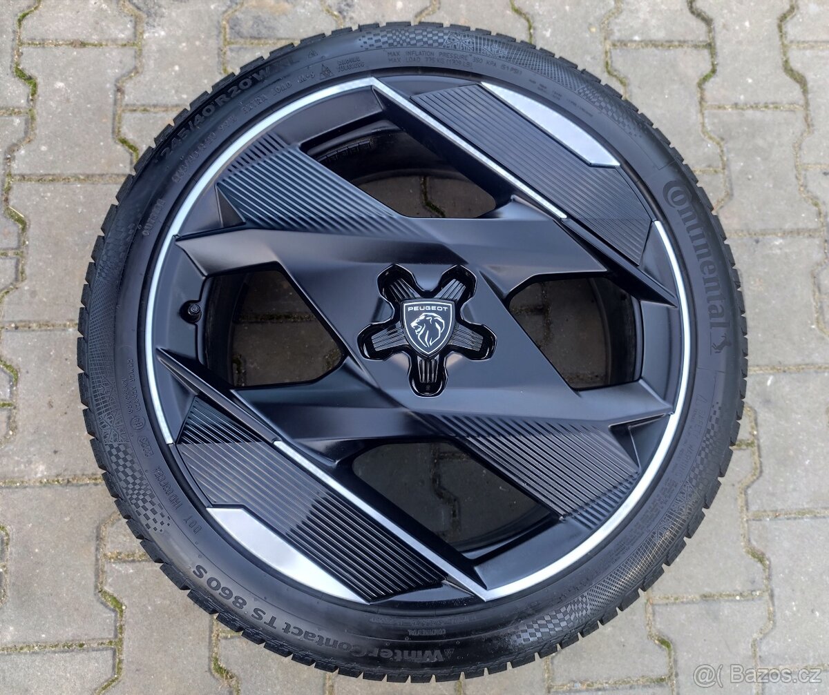 Alu kola originál Peugeot 408 5x108 R20 ZIMNÍ SADA - 3