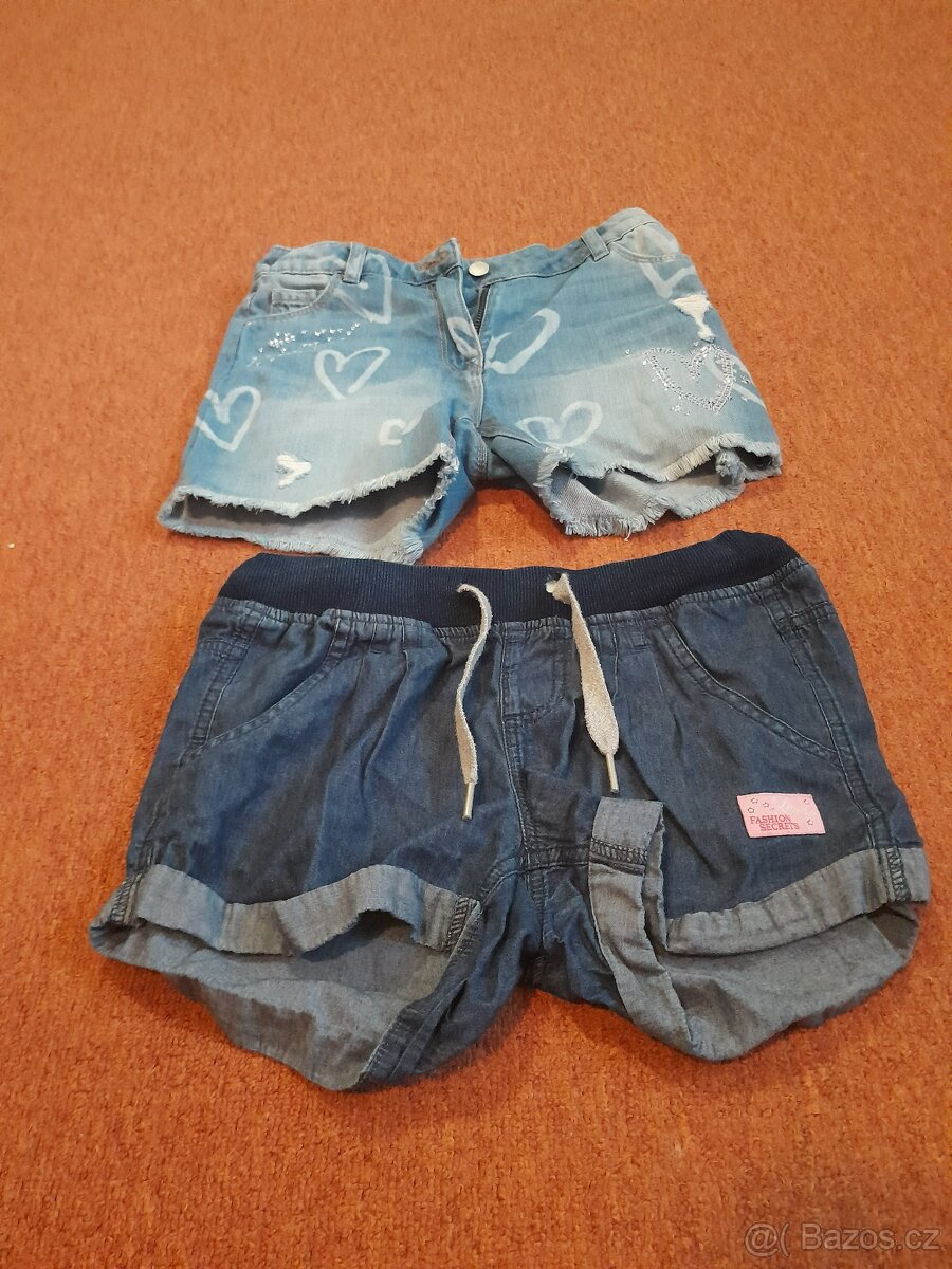Džínové kraťasy vel. 140 - 3