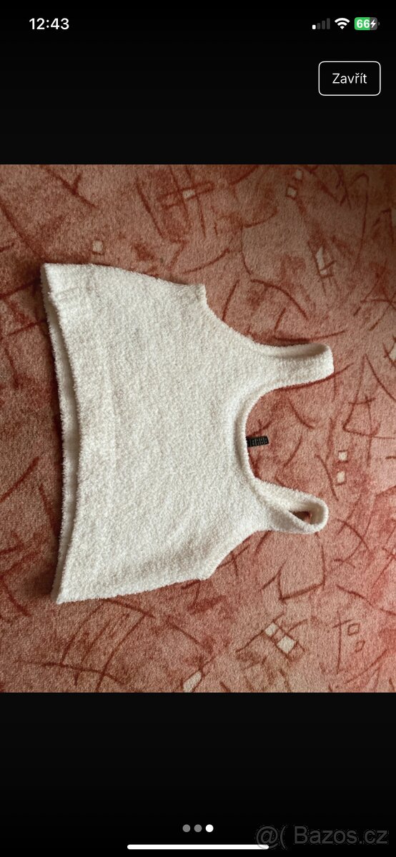 Plyšový top - M - 3
