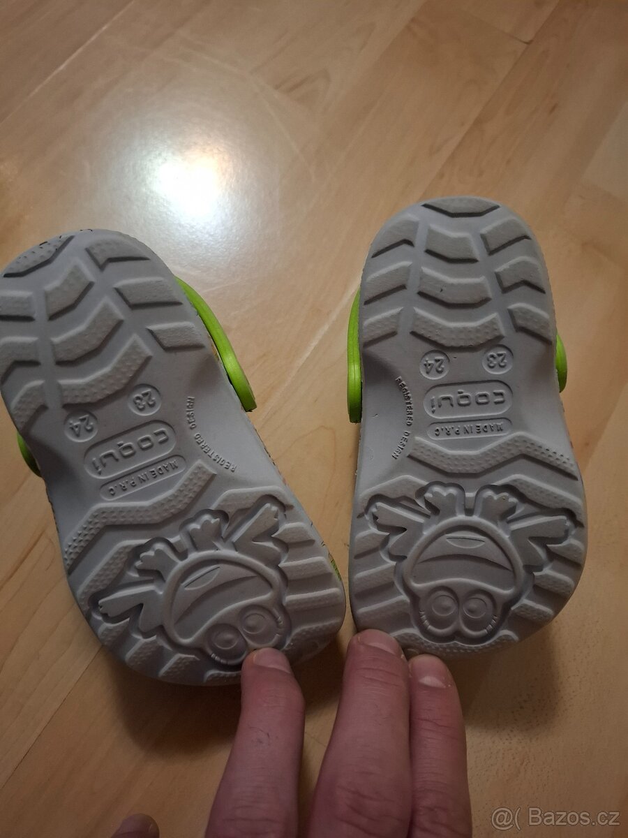 Sandále sandálky papučky Coqui Crocs vel. 23/24 - 3