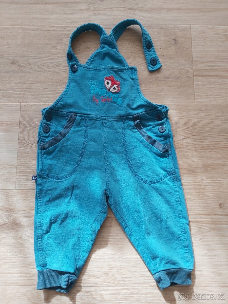 Lacláče 2x + tepláčky vel. 74 - 3