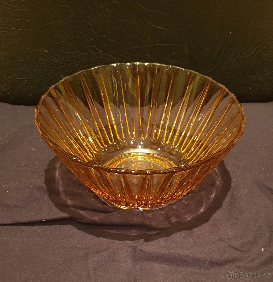 Mísa z oranžového skla - 3