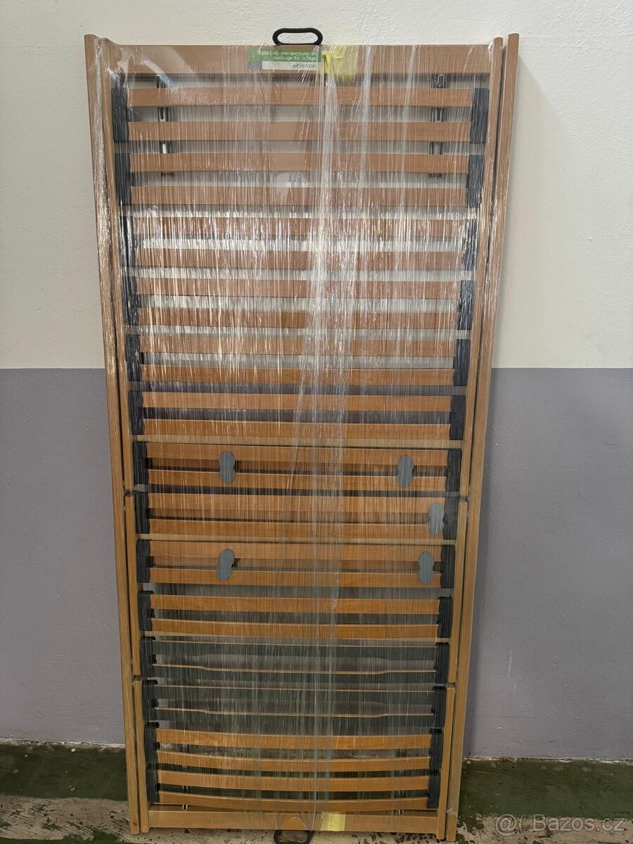 Prodám postel 180/200cm s matrací a rošty - 3