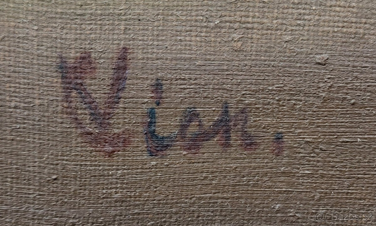 obraz olej na plátně šeřík - 3