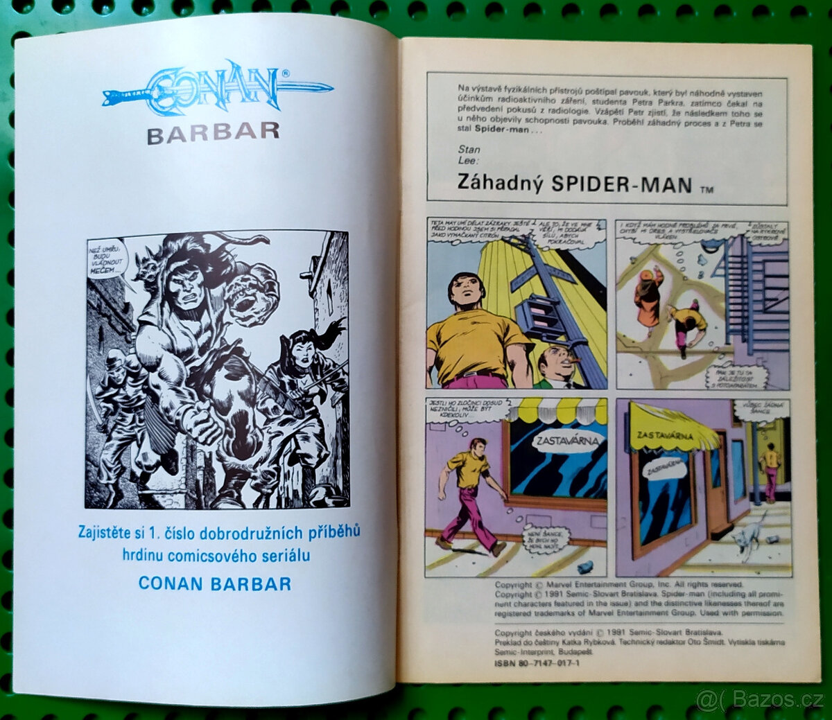 Komiks SPIDERMAN č. 9/1991 Semic SOLIDNÍ STAV - 3