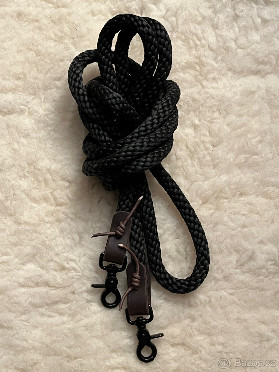 Provazové otěže Black - 3
