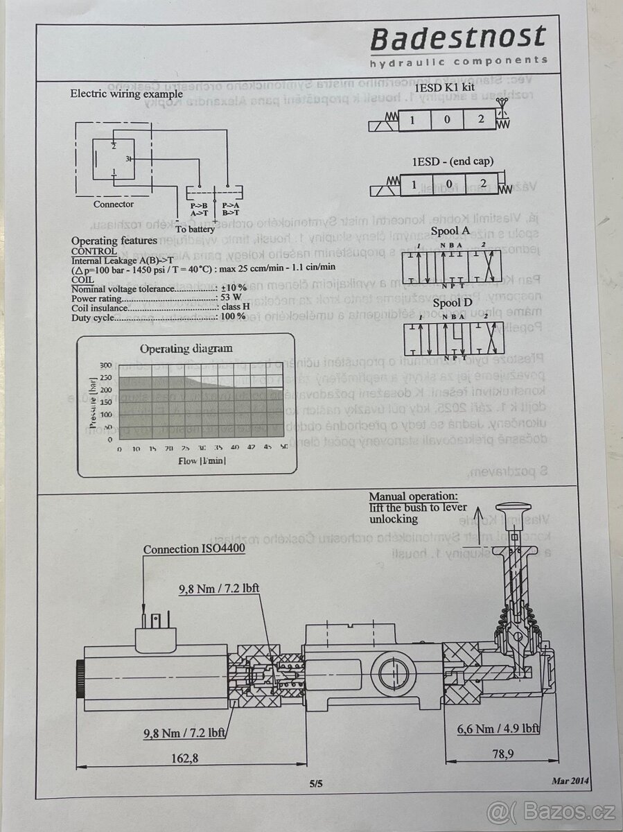 Rozvaděče Z50AESD elektro-pákový ovládání - 3