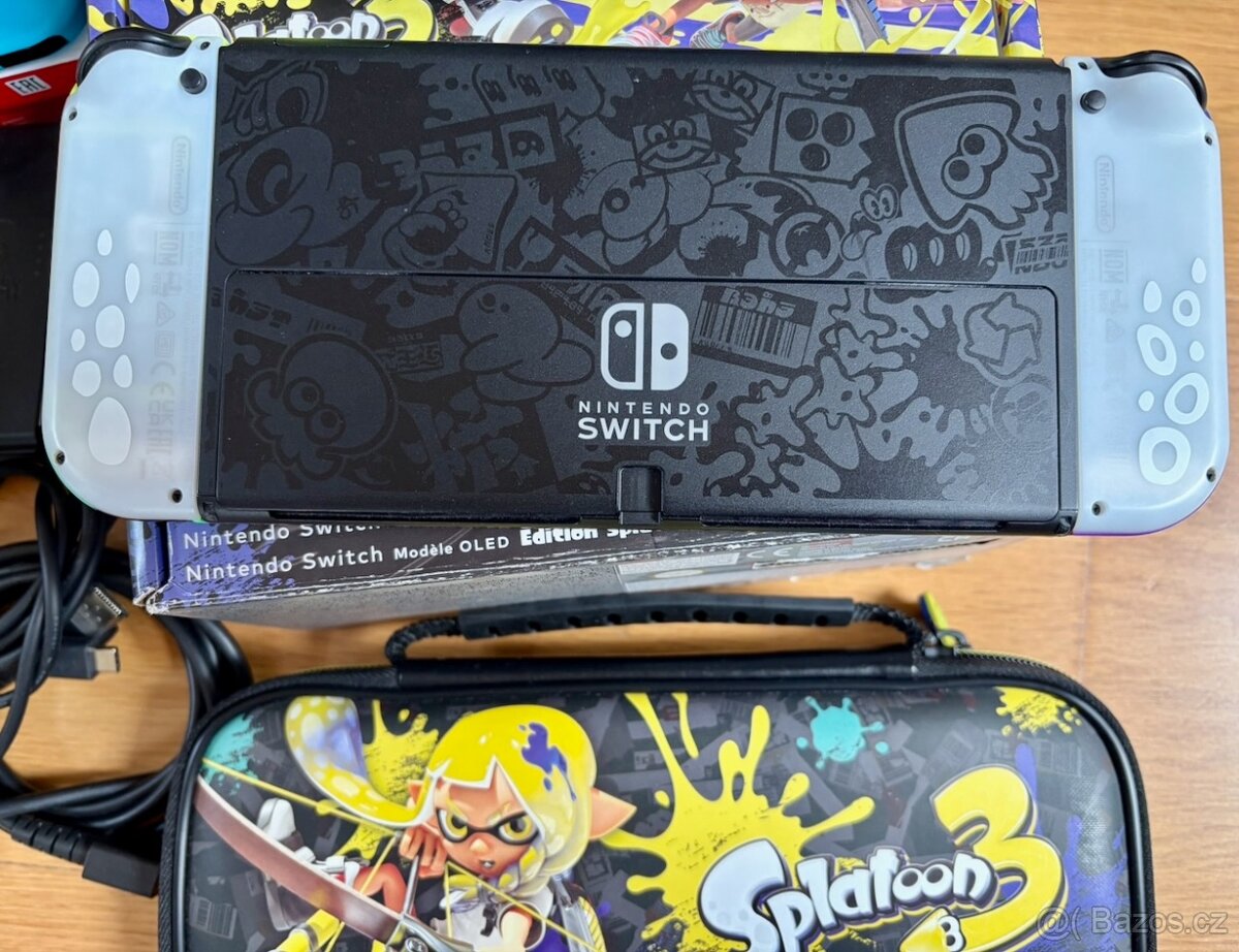 Nintendo Switch Oled Splatoon a příslušenství - 3