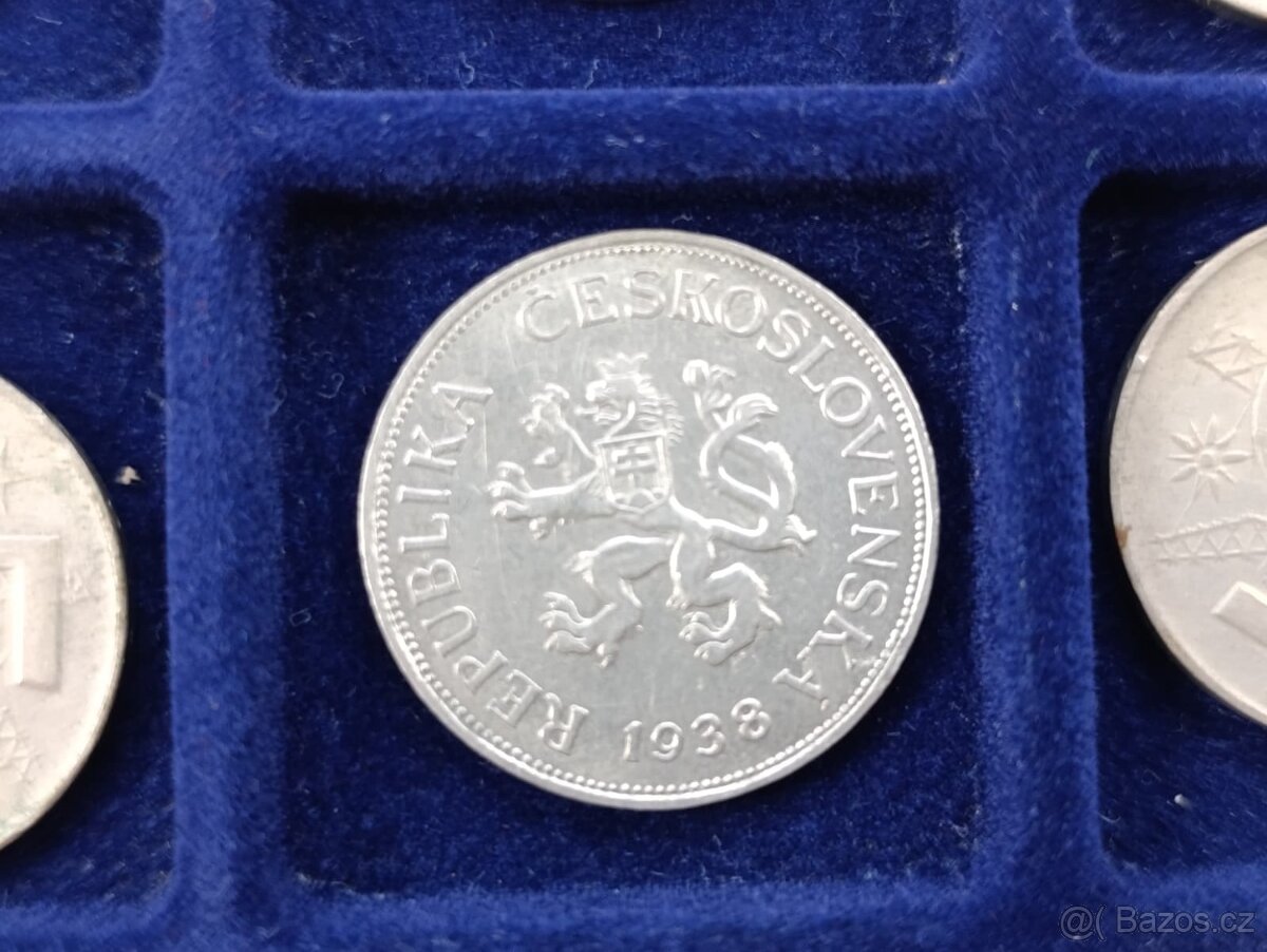 Staré mince - konvolut minci + plata - 3