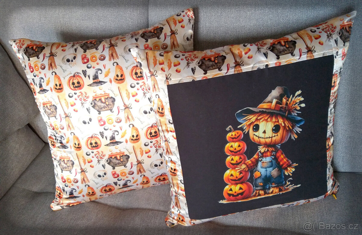 Set povlaků na polštářky - dýňáček - 3