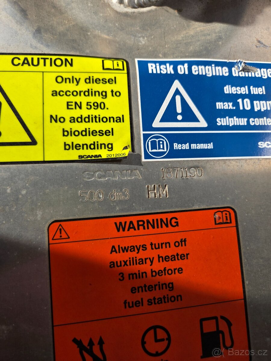 Palivová nádrž Scania 500l - 3