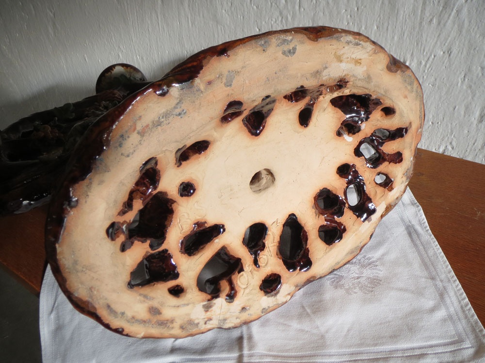 Keramický svícen / alpská keramika zn. LIEZEN - 3