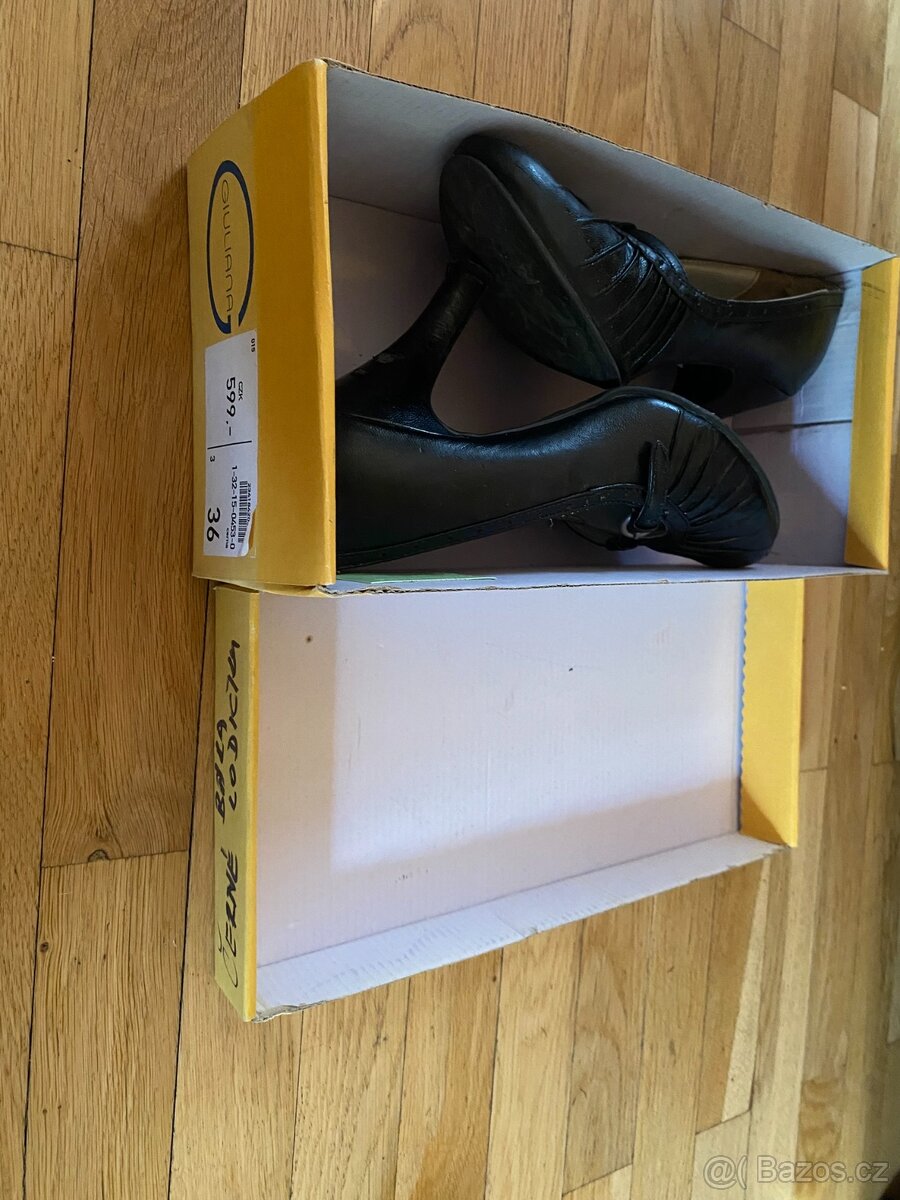 Černé lodičky vel 36 - 3
